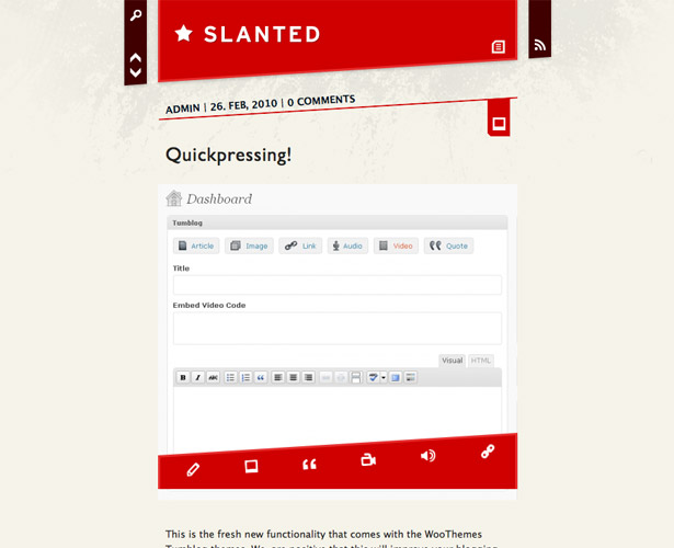 60+ Awesome New WordPress Themes slanted