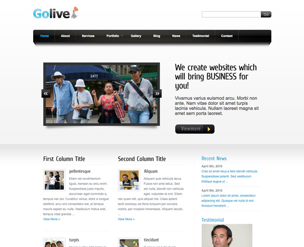60+ Awesome New WordPress Themes golive