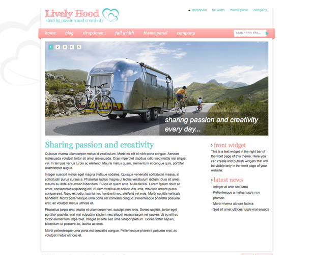 60+ Awesome New WordPress Themes livelyhood