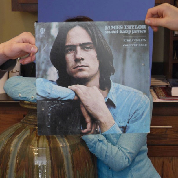 Captivating Examples of Sleeveface Photography JamesTaylor