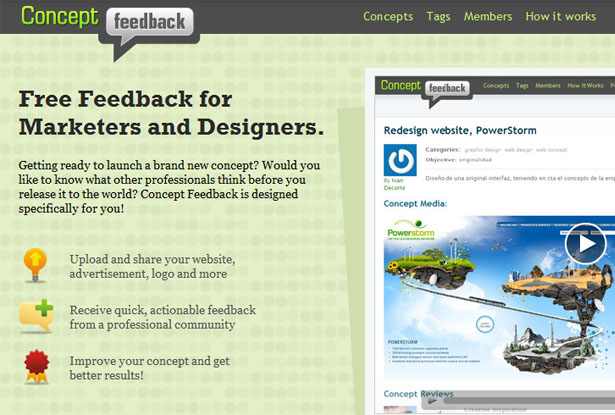 4 People You Should Ask For Website Feedback Concept Feedback - Website Review Community