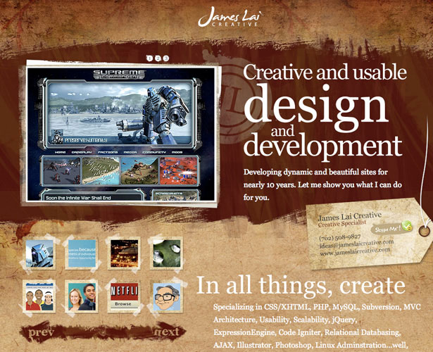 A Showcase of Watercolor in Web Design James Lai
