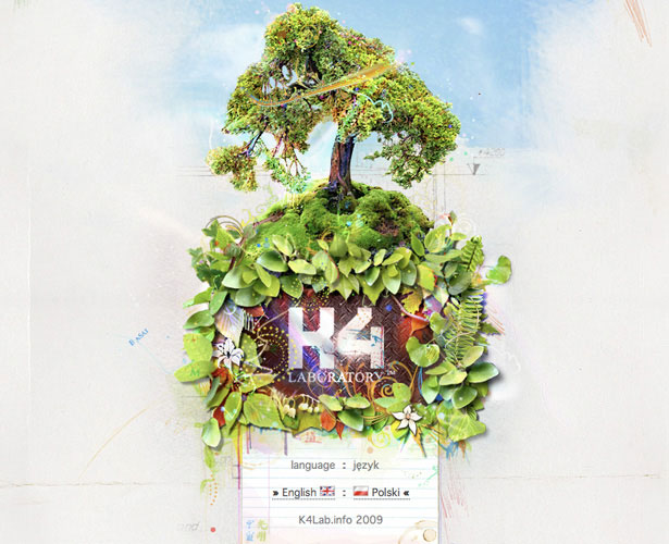 A Showcase of Watercolor in Web Design K4 Lab