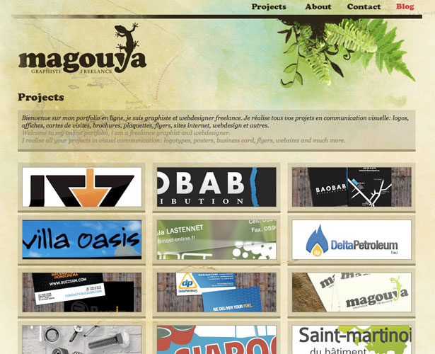 A Showcase of Watercolor in Web Design Magouya