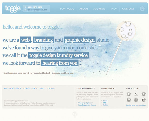 A Showcase of Watercolor in Web Design toggle