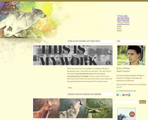 A Showcase of Watercolor in Web Design tylorJermorerelmer