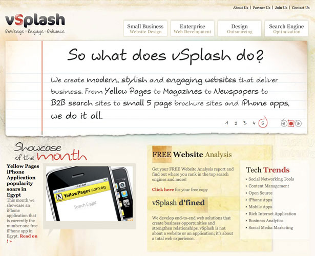 A Showcase of Watercolor in Web Design vSplash