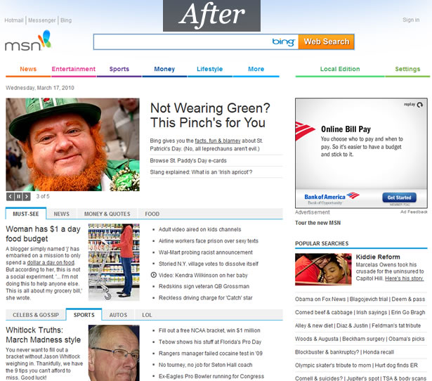 A Look at the New MSN.com Design new top