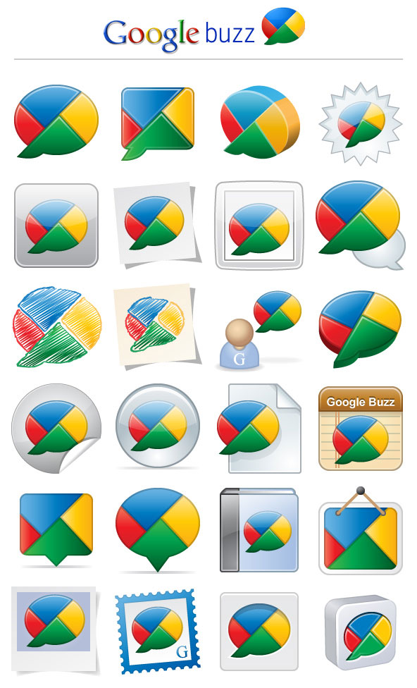 24 Free Exclusive Google Buzz Icons preview 7