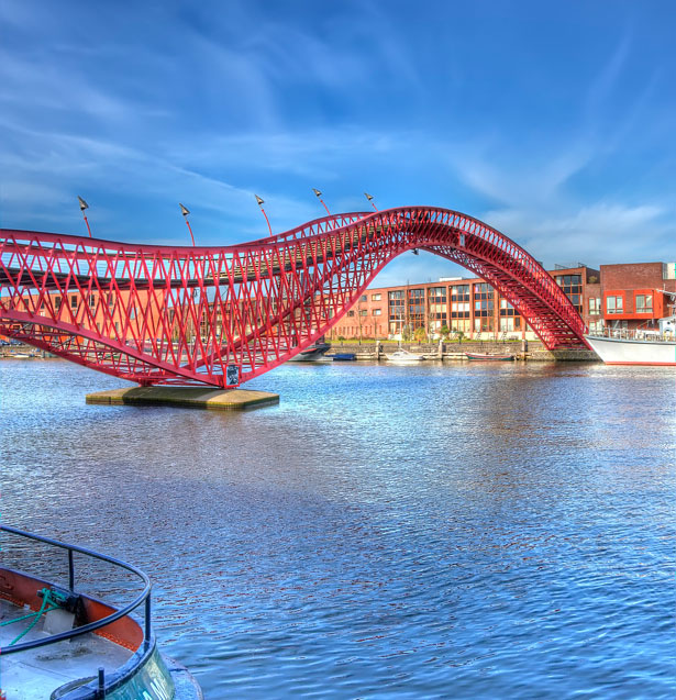 The World's Most Beautiful Bridges RedBridgeAmsterdam