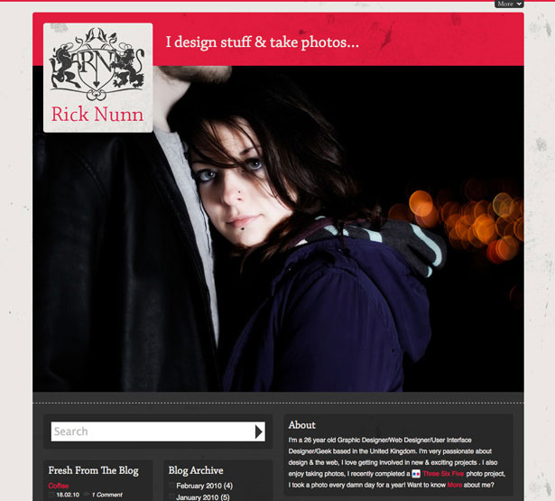 Showcase of Photography Portfolio Websites html portfolios 01