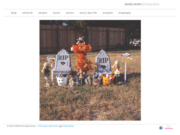 Showcase of Photography Portfolio Websites html portfolios 07