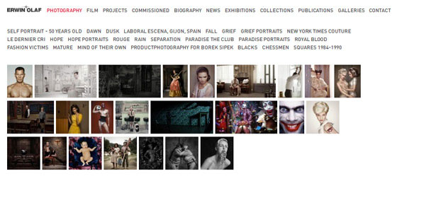 Showcase of Photography Portfolio Websites flash portfolios new 02