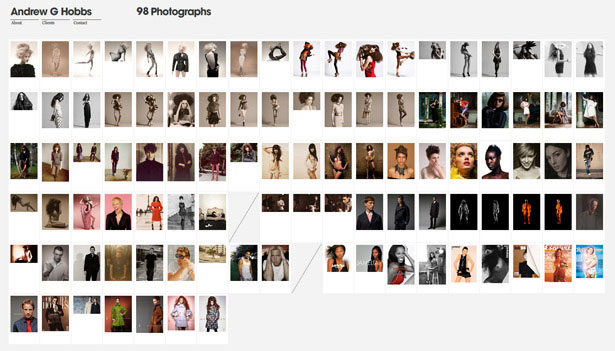 Showcase of Photography Portfolio Websites flash portfolios new 03