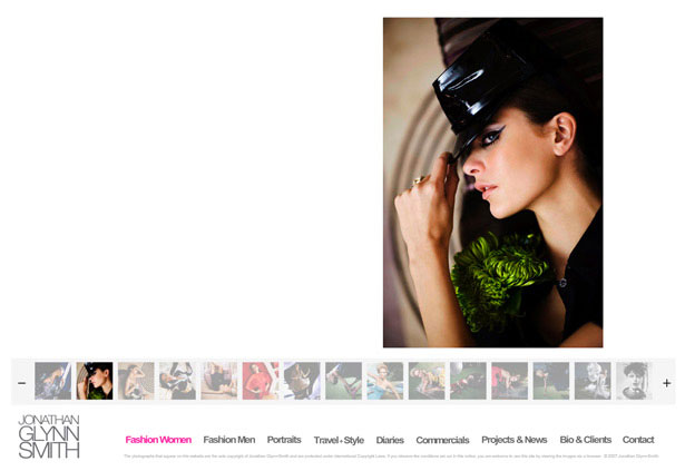 Showcase of Photography Portfolio Websites flash portfolios new 12