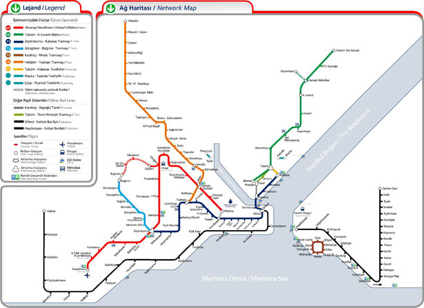 Design Around the World: Metro Maps istanbul tr
