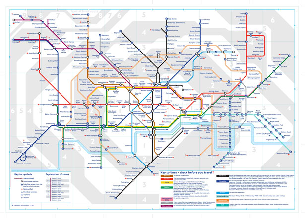 Design Around the World: Metro Maps london uk