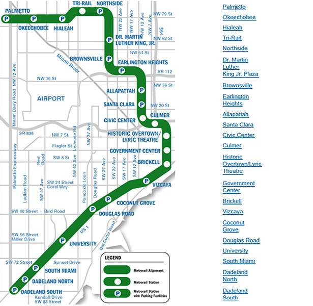 Design Around the World: Metro Maps miami us
