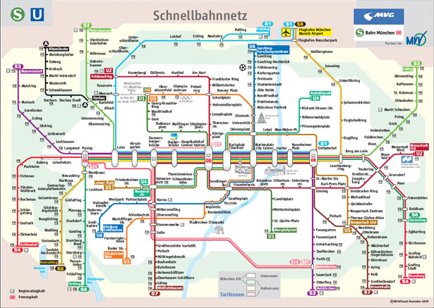 Design Around the World: Metro Maps munich de