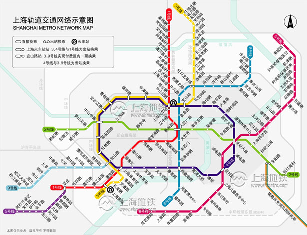 Design Around the World: Metro Maps shanghai cn