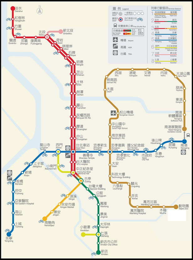 Design Around the World: Metro Maps taipei tw