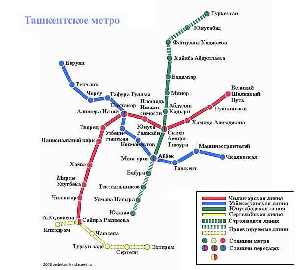 Design Around the World: Metro Maps tashkent uz