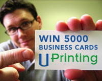 Winners of 5000 Business Cards from UPrinting