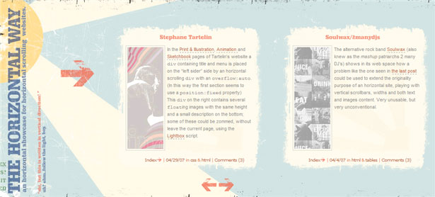 Fantastic Content Sliders for your Inspiration thehorizontalway