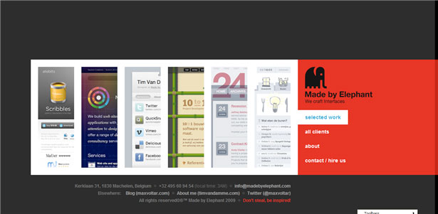 Fantastic Content Sliders for your Inspiration madebyelephant