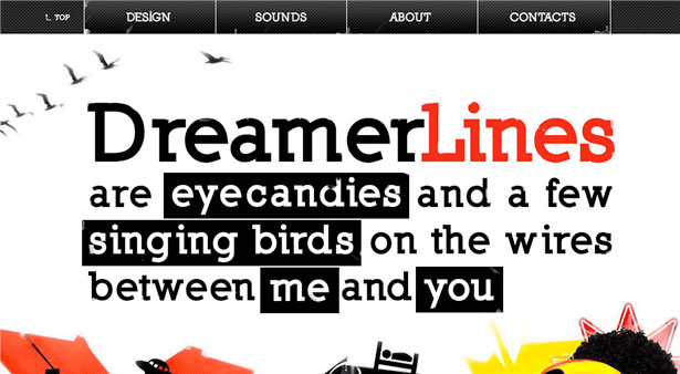 Fantastic Content Sliders for your Inspiration dreamlines