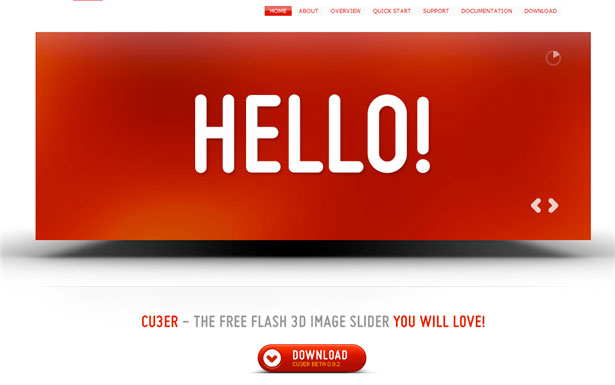 Fantastic Content Sliders for your Inspiration cu3er 1