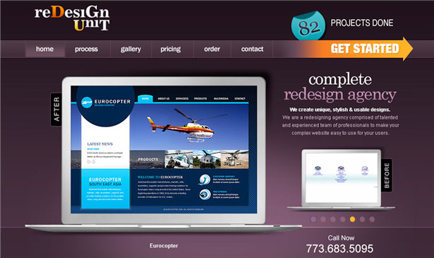 Fantastic Content Sliders for your Inspiration redesignunit