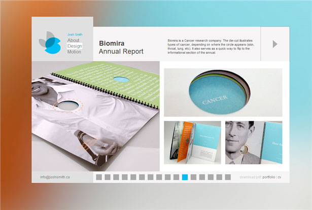 Fantastic Content Sliders for your Inspiration joshsmith.ca