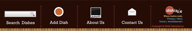 How to Build a Footer That Doesn’t Stink screenshot of dishizzle's footer