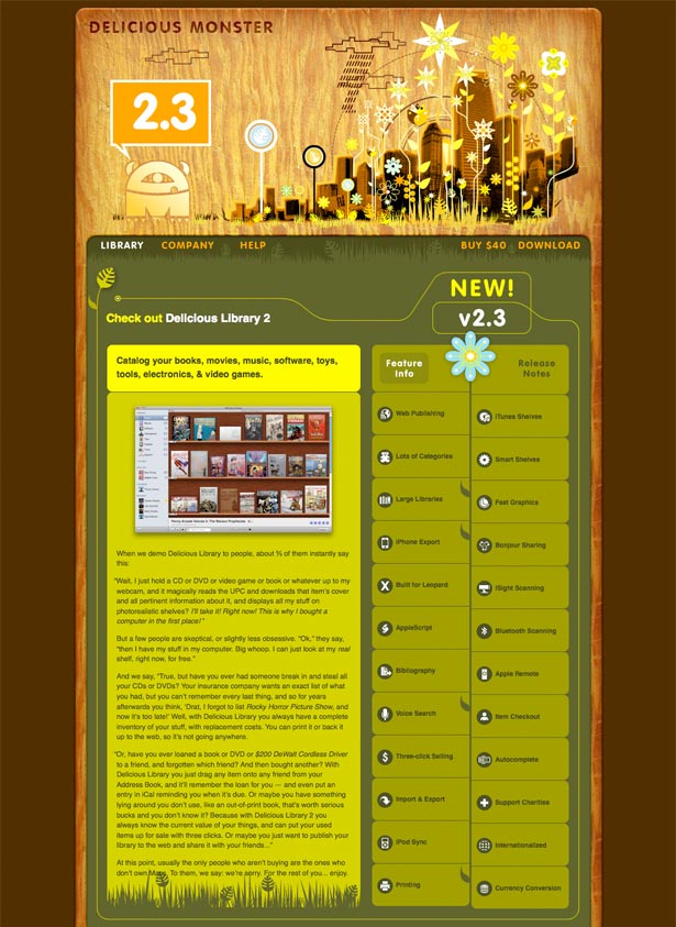 A Review of Consistent Designs on the Web deliciousmonster
