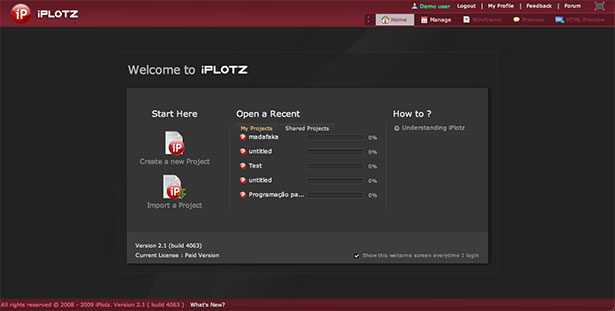 Showcase of Great Web App Interfaces iPlotz App Interface