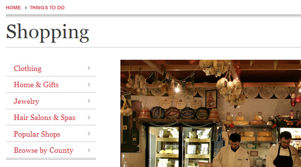 Happy Cog's Redesign of VisitPhilly.com: <br/>An Exemplary Modern Website Secondary Nav