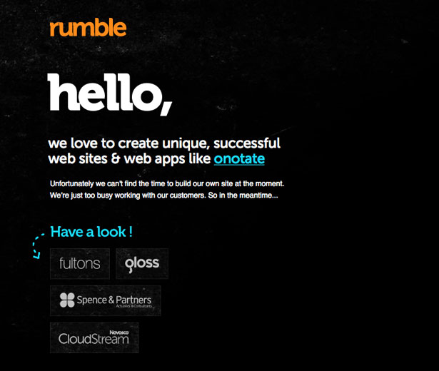 A Collection of "Coming Soon" Web Pages rumblelabs