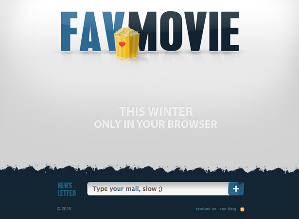 A Collection of "Coming Soon" Web Pages favmovie