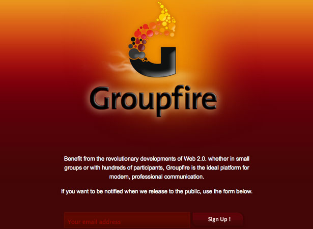A Collection of "Coming Soon" Web Pages groupfire