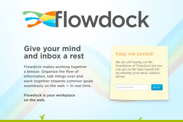 A Collection of "Coming Soon" Web Pages flowdock