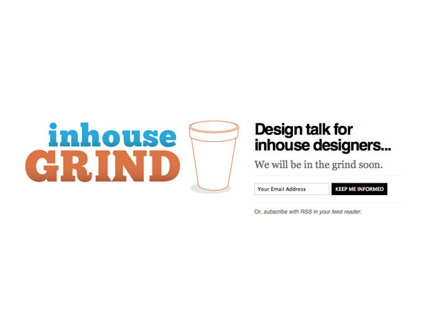 A Collection of "Coming Soon" Web Pages inhousegrind2
