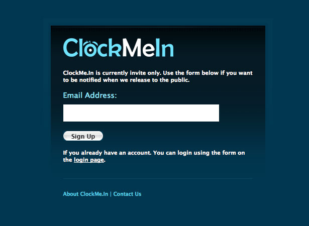 A Collection of "Coming Soon" Web Pages clockme2