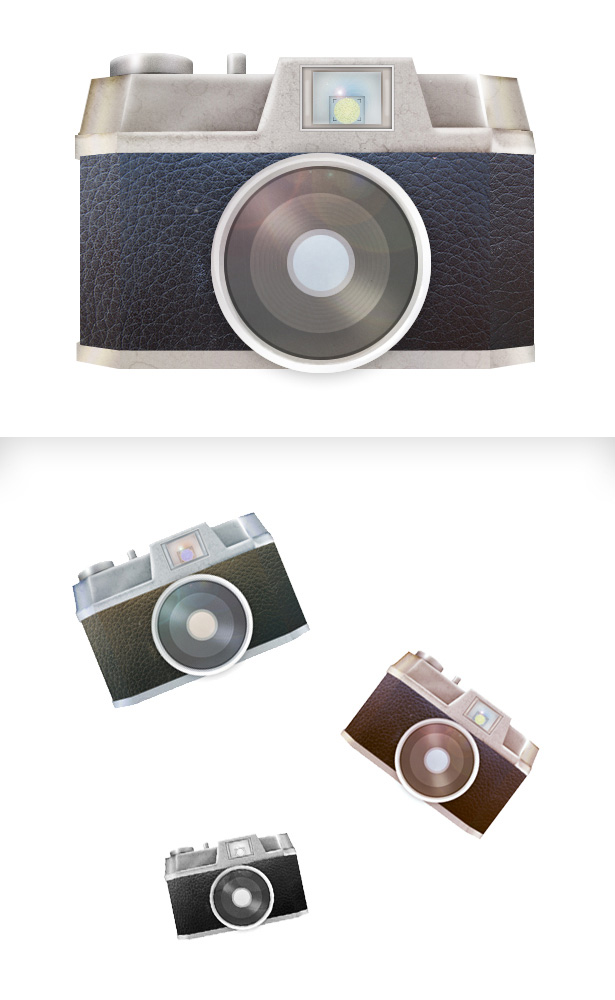 How To Create A Vintage Camera in Photoshop final halina