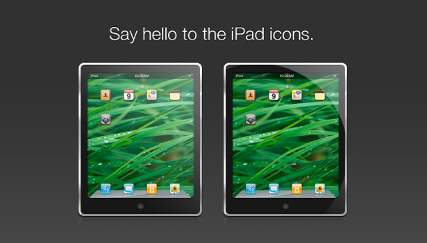 A Collection of Free iPad Icons, Tutorials and PSDs ipad icon1