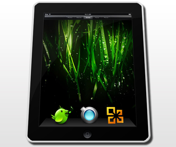 A Collection of Free iPad Icons, Tutorials and PSDs ipad icon9