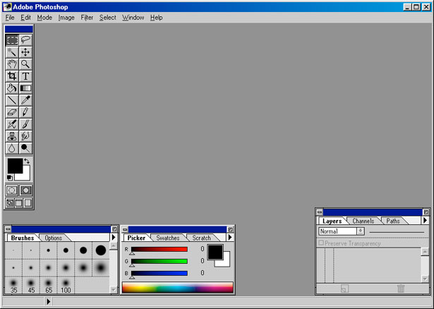 20 Years of Adobe Photoshop workspace3