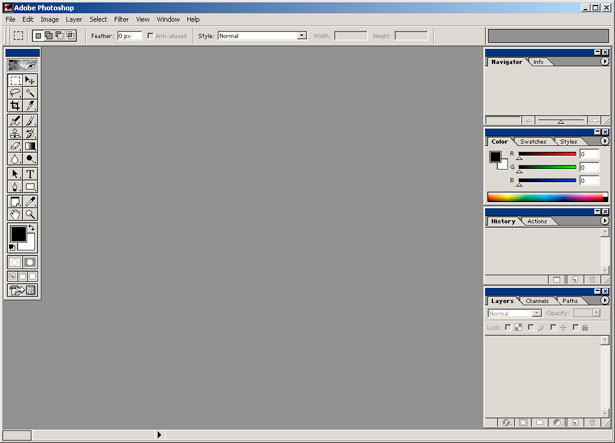 20 Years of Adobe Photoshop workspace6