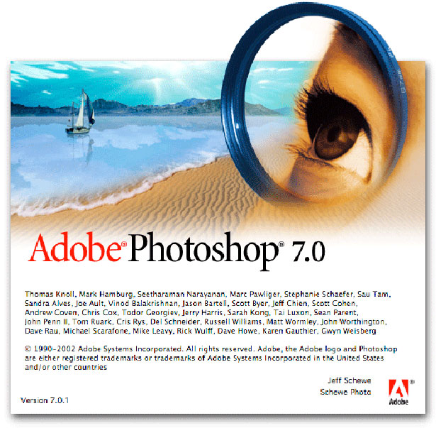 20 Years of Adobe Photoshop ps 7