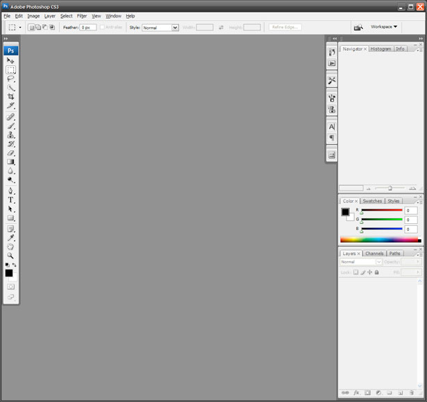 20 Years of Adobe Photoshop cs3workspace